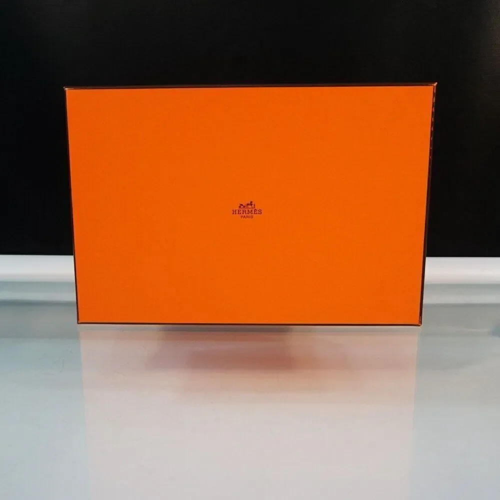 Hermes Paris Empty Authentic Shoe Box Gift Storage Orange 12 x 8 x 4.5 Inch